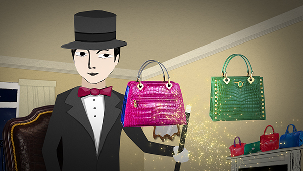 Magician creates handbags!, Carnival Figures