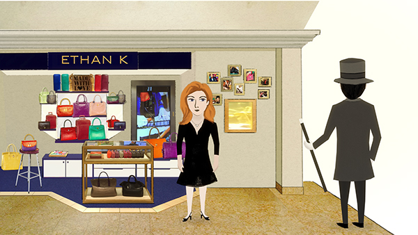Magician creates new Ethank K Boutique in Harrods, Carnival Figures