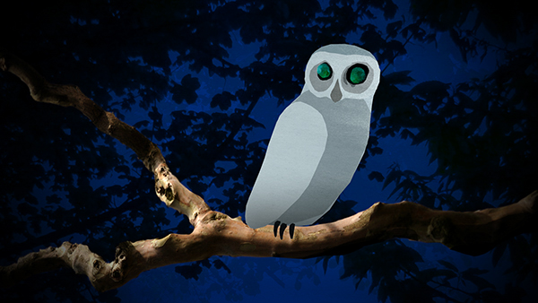Closer on Owl, Carnival Figures