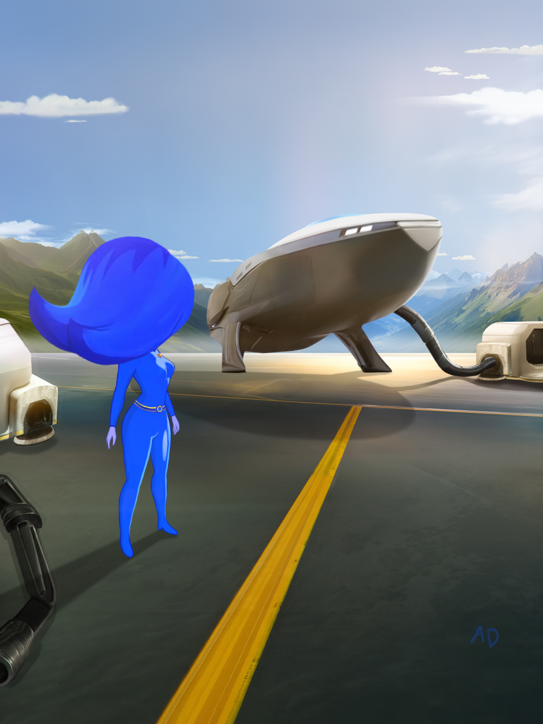 Ursula - Canyon Reef Spaceship Landed, Laundry Monsters
