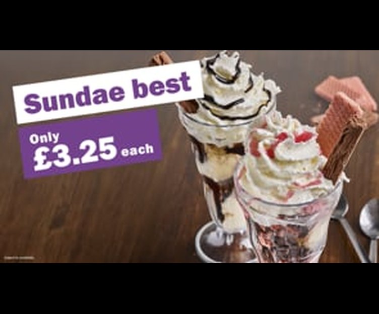 Sundaes & Retail Menu Animations project