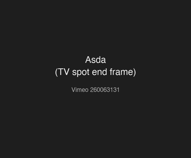 Asda (TV spot end frame)