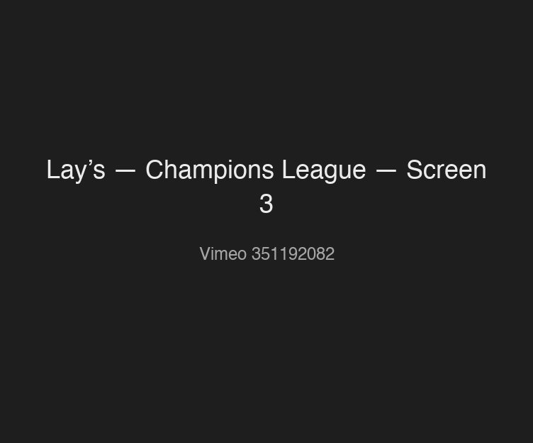 Lay’s — Champions League — Screen 3