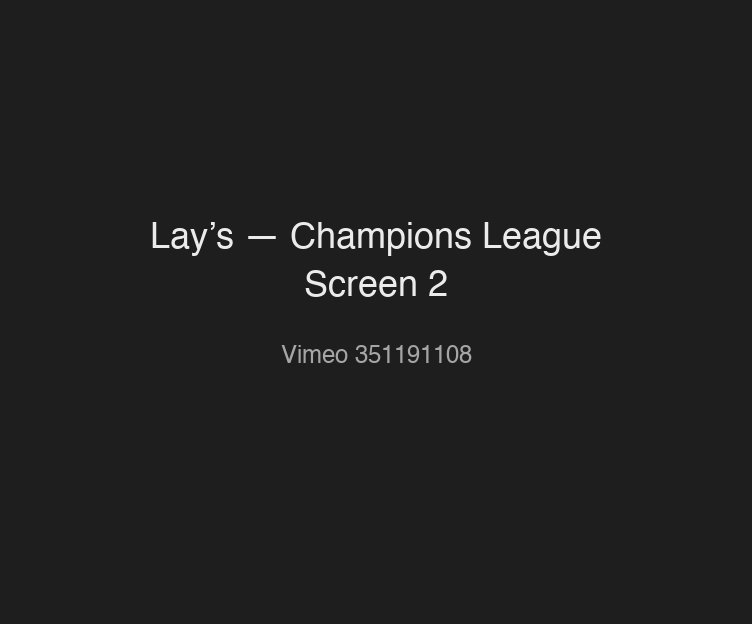 Lay’s — Champions League — Screen 2