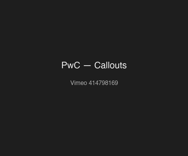PwC — Callouts