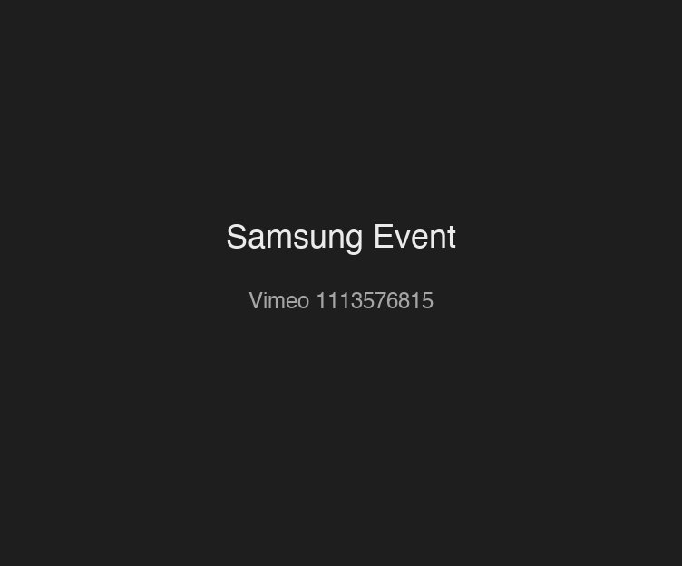 Samsung Event