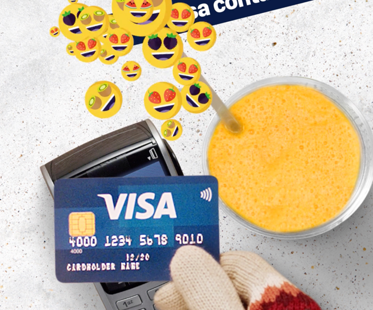 Visa Contactless vertical social media promo